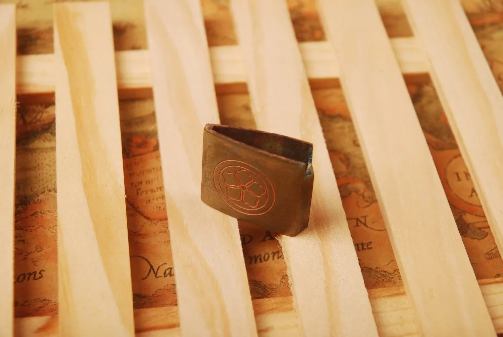 Тонкий и Простой меч латунный ошейник Habaki с лезвием для японского самурайского