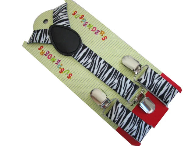 Подтяжки с принтом животных для мальчиков и девочек белые синие желтые зеленые 2 5