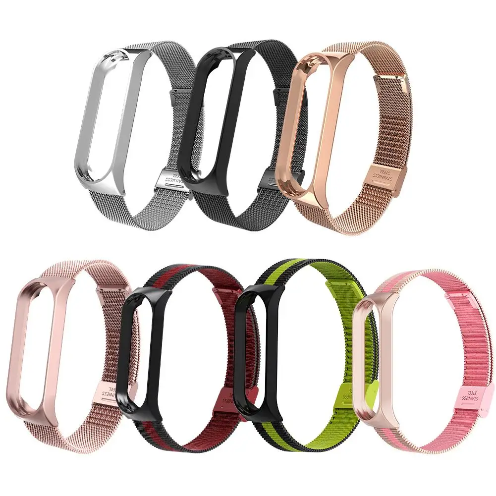 Mi lanese браслет ремешок для Xiaomi mi Band 4 Смарт часы Пряжка наручные часы Сменные аксессуары