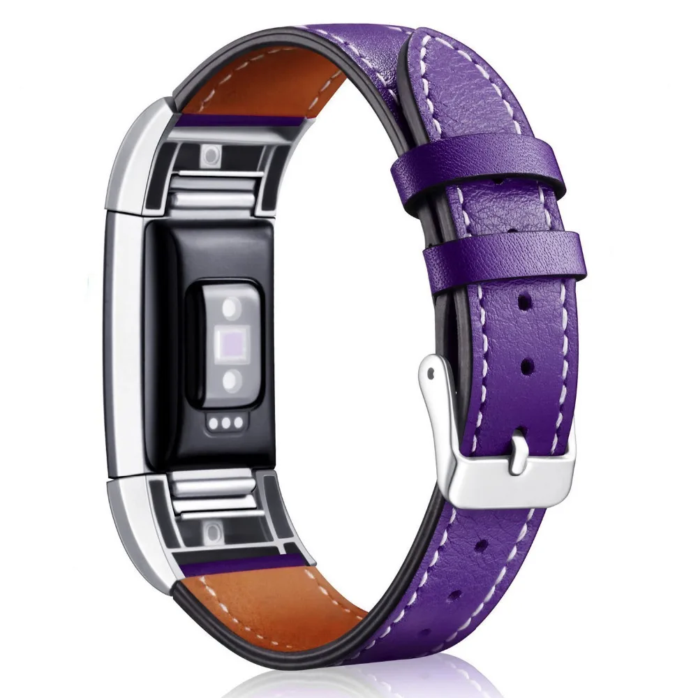 Ремешок из натуральной кожи для браслета fitbit Charge 2 браслет кожаный сменный браслет наручных часов браслет на запястье correa для fitbit charge2