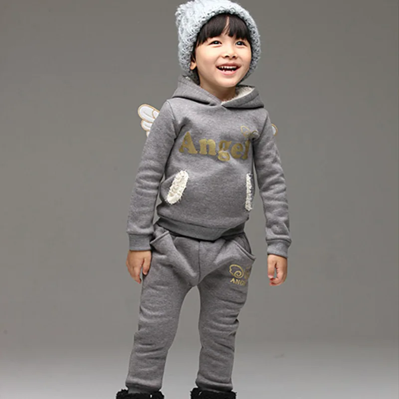 Детская Костюмы комплект Повседневное детские спортивные костюмы для девочек