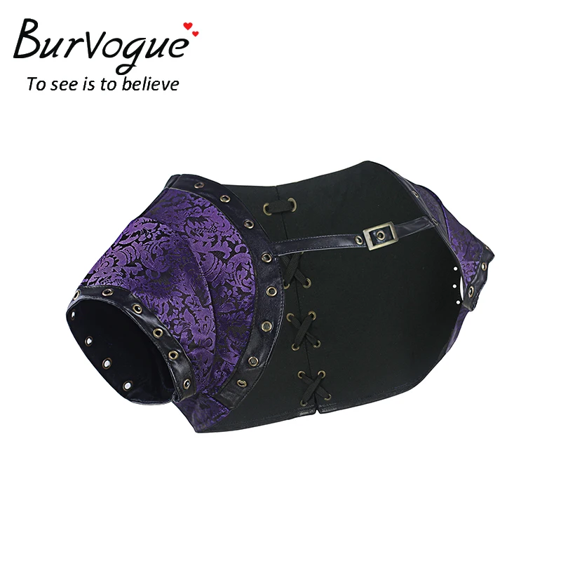 Женский корсет Burvogue в стиле стимпанк летний Готический с коротким рукавом верх