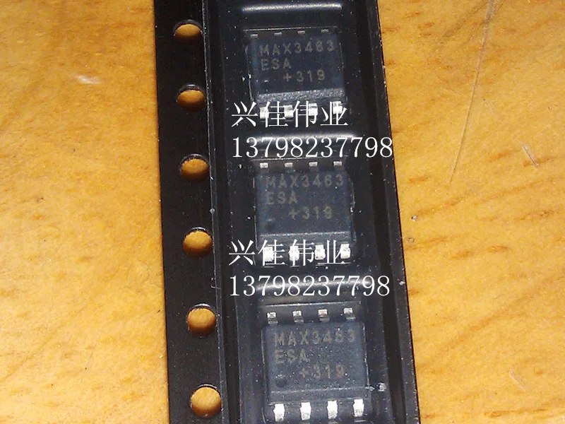 Фото 10 шт. новый оригинальный Аутентичные MAX3463 MAX3463CSA MAX3463ESA трансивер чип SOIC 8| |