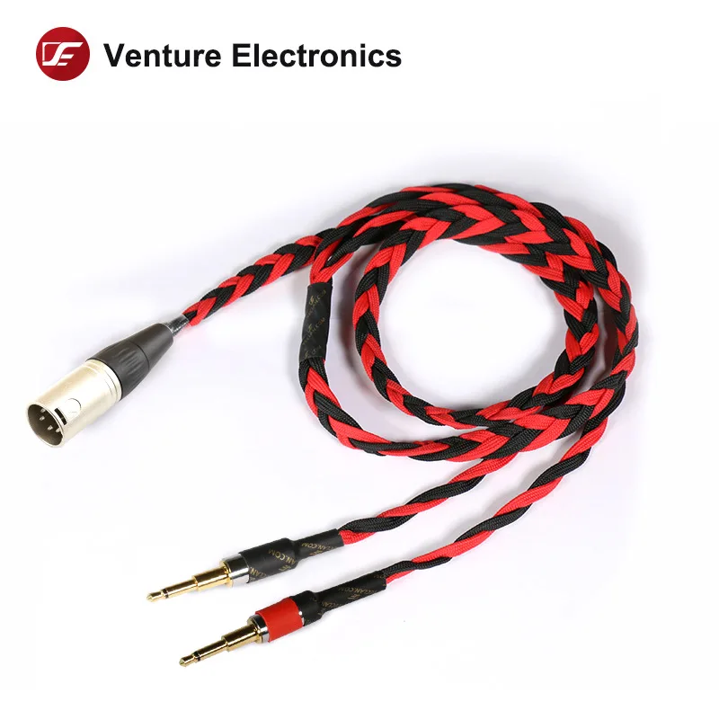 Venture Electronics базовый черный litz HIFIMAN 2 5 мм 4 сбалансированный кабель для