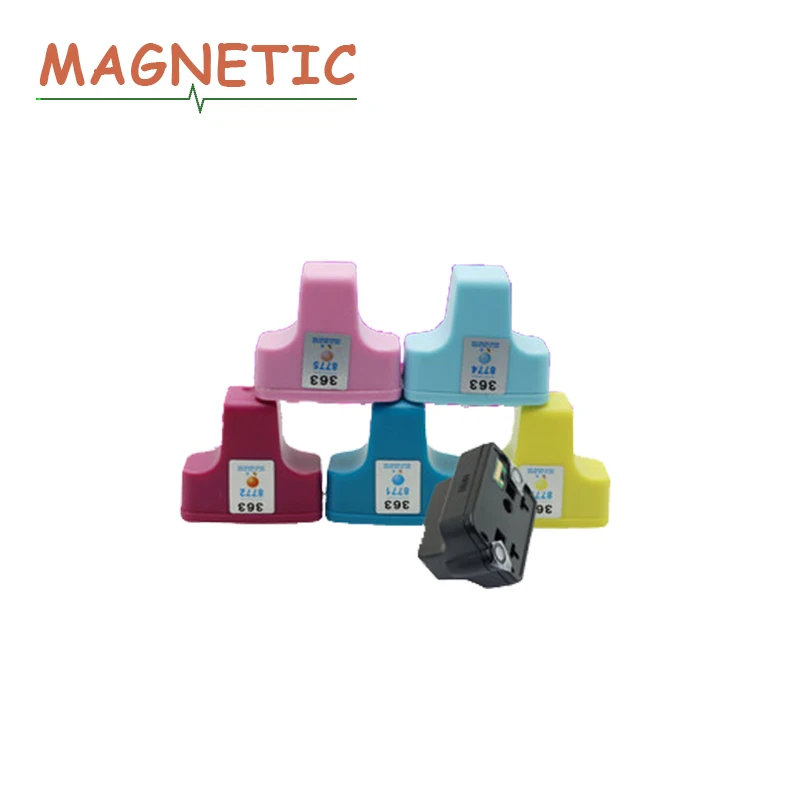 6PK совместимый картридж с магнитными чернилами для HP 363 принтера Photosmart