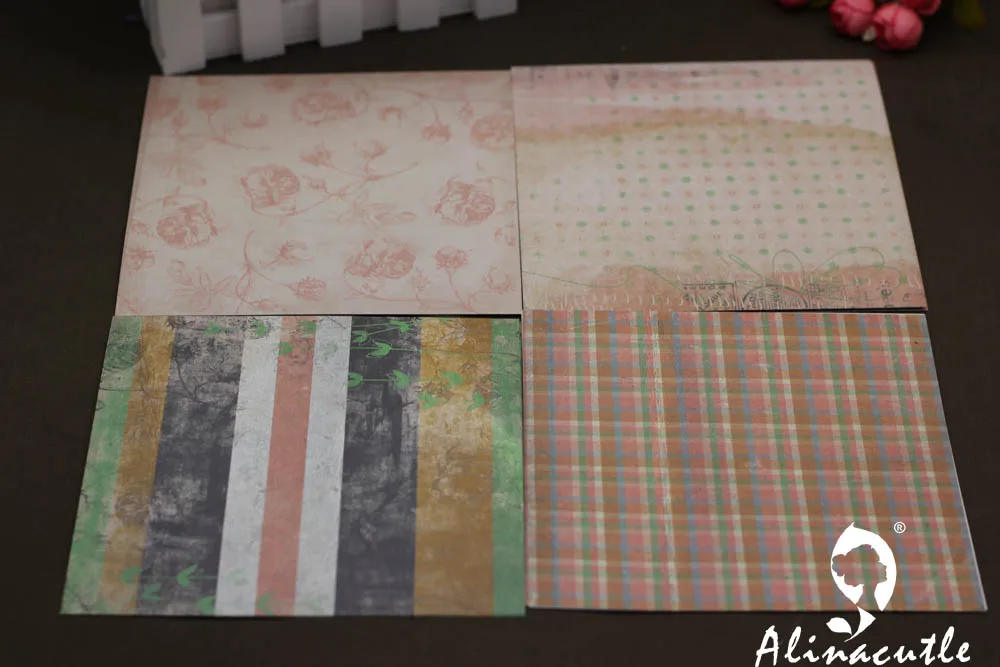 AlinaCraft 24 sheets 6&quotX6&quot garden chores patterned paper Scrapbooking pack handmade craft Background pad | Дом и сад