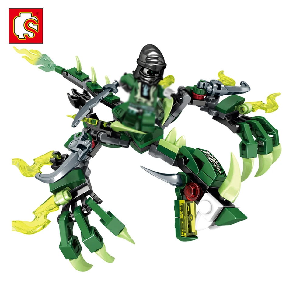 Sembo dragon knight строительные блоки игрушки совместимые с LEGO Ninjagoes wars мини фигурки