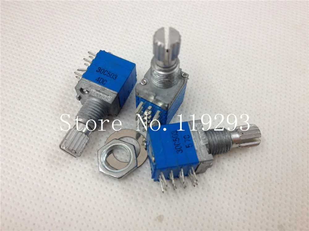 [BELLA]Special TOCOS RK097 9011 четырехкратный шаговый потенциометр C50K C50KX4 15 мм вал с 40 точками