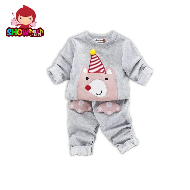 Showhash 2017 Демисезонный новых корейских детей одежда Active Длинные рукава хлопок