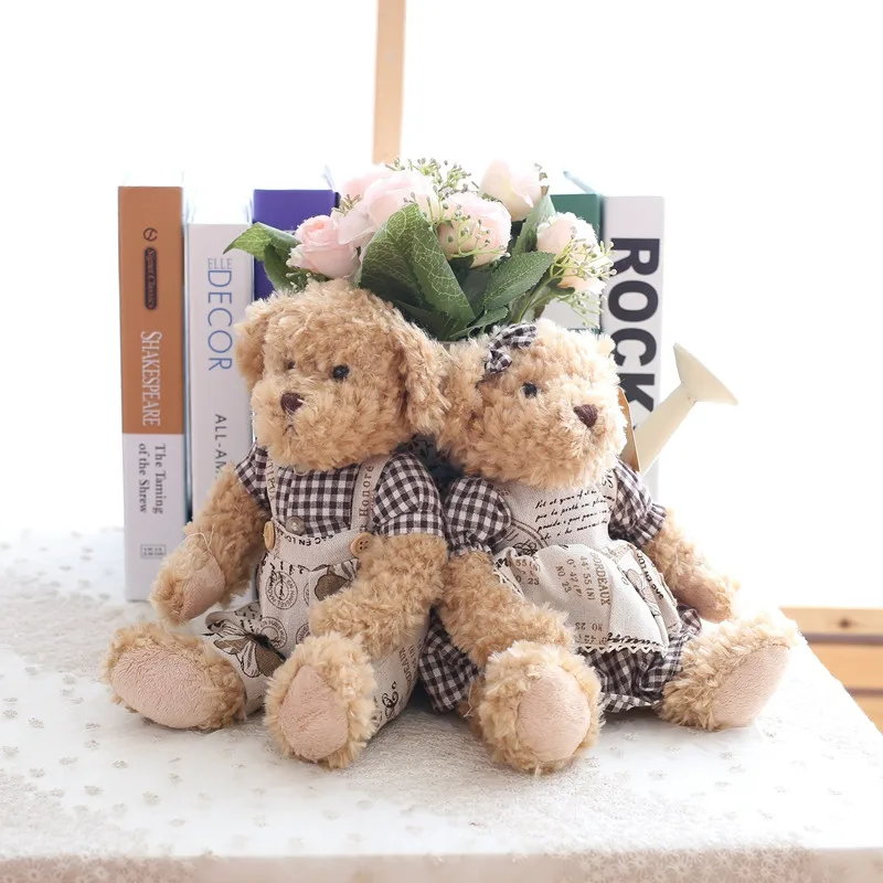 2 шт. пара плюшевых мишек 26 см|couple teddy bear|teddy beartoys kids |