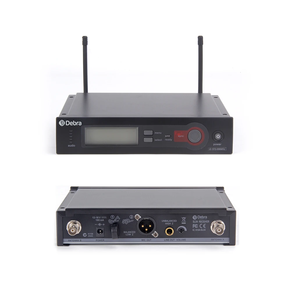 Высокое качество SLX24/Beta58 Профессиональный UHF беспроводной микрофон системы с SLX2