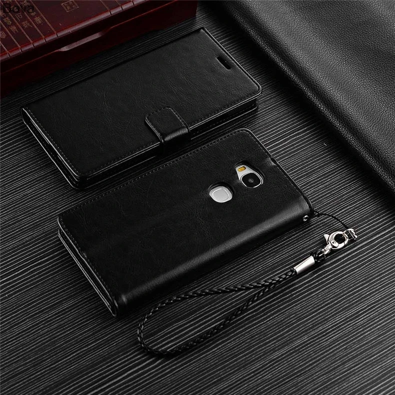 Fundas huawei honor 5X держатель для карт чехол для huawei honor 5X кожаный чехол для телефона ультратонкий кошелек флип-чехол
