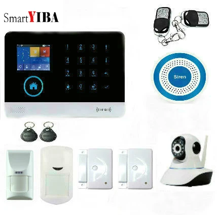 

Охранная сигнализация SmartYIBA с Wi-Fi, GSM, GPRS, RFID