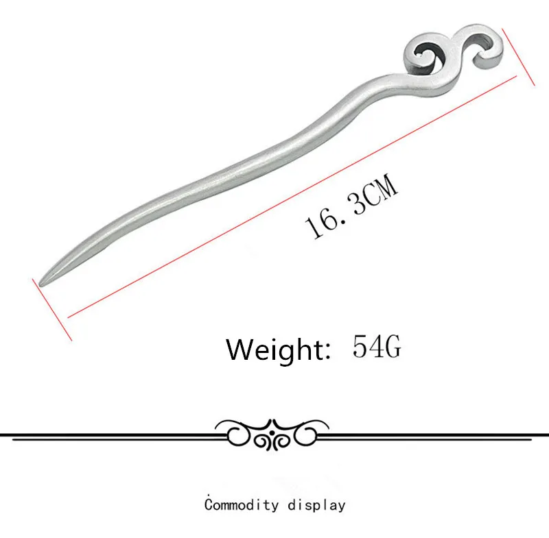 Spoondrift Hair Stick 925 Sterling Silver Jewelry Women Hairpin Chinese Handmade Ethnic Vintage Hair Pins China Air Express