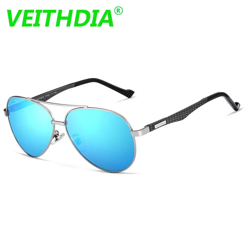 VEITHDIA оригинальные брендовые HD поляризованные солнцезащитные очки мужские для