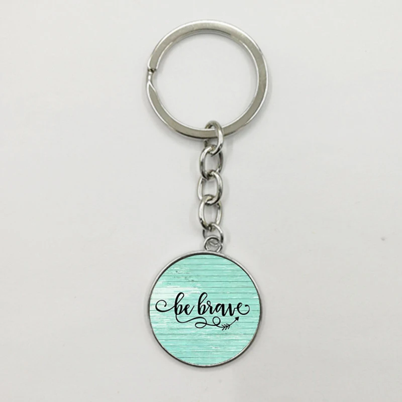 BE BRAVE Charm брелок вдохновляющий Амулет подарок для нее выживший рак воин charm Be bravy