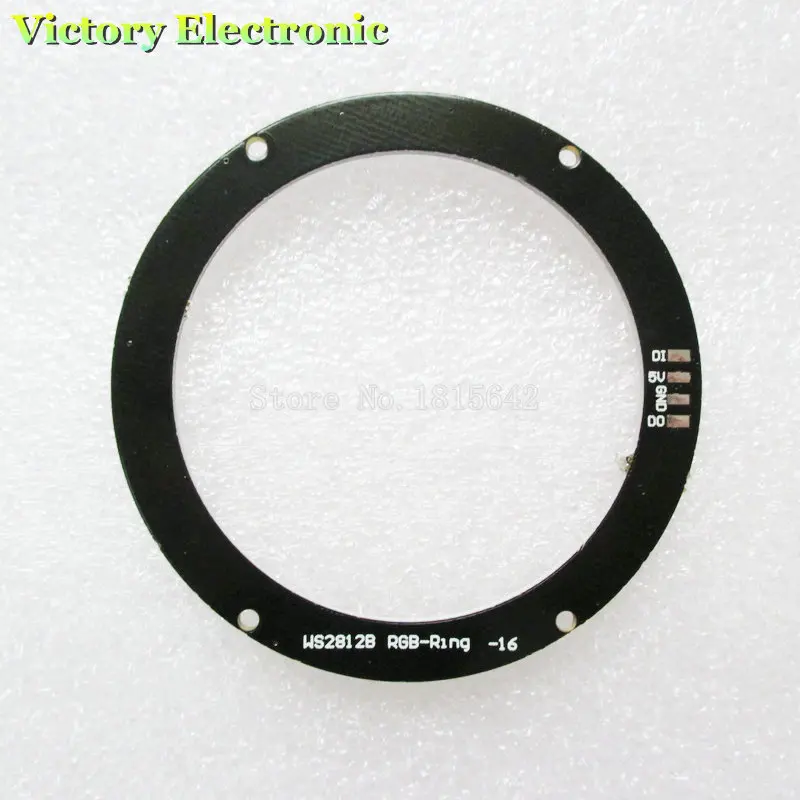 RGB Светодиодное кольцо 16 бит LED s WS2812 5050 светодиодная кольцевая лампа со