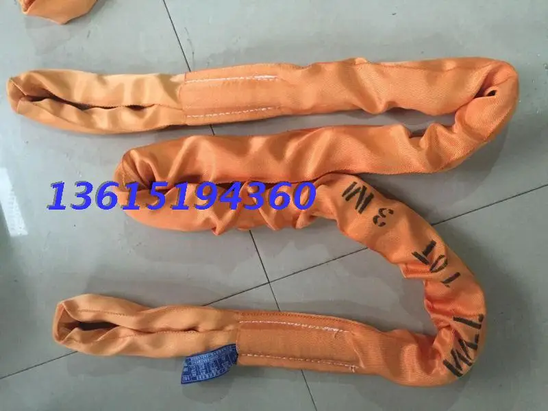 

10T12M flexible lifting belt 10 tons of 12 meters from the 10 tons of tons of heavy sling buckle round sling 10t12m