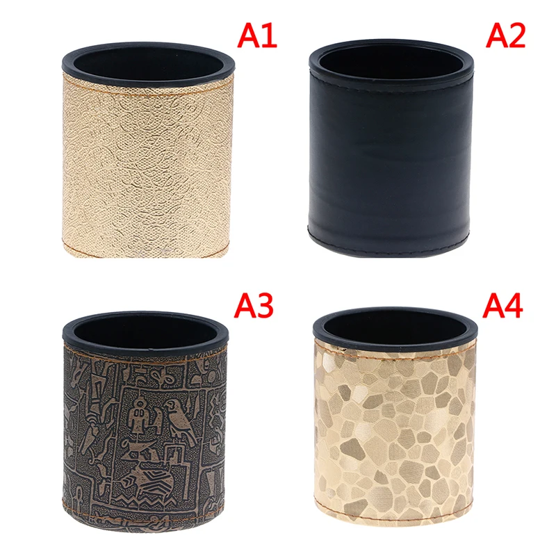 Кожаный стакан для игральных костей вечеринки алкоголь азартные игры игральные