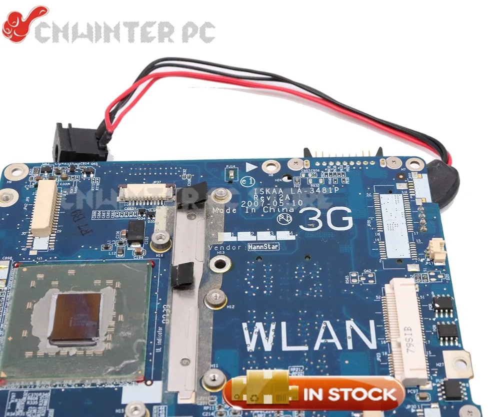Материнская плата NOKOTION LA 3481P K000057510 K000067890 для ноутбука Toshiba Satellite A200 A205 с бесплатным