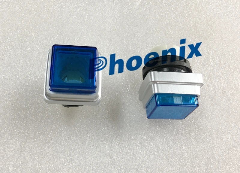 PHOENIX 10 pieces 00.780.2321 Heidelberg push button 00.780.2320 blue color | Электронные компоненты и