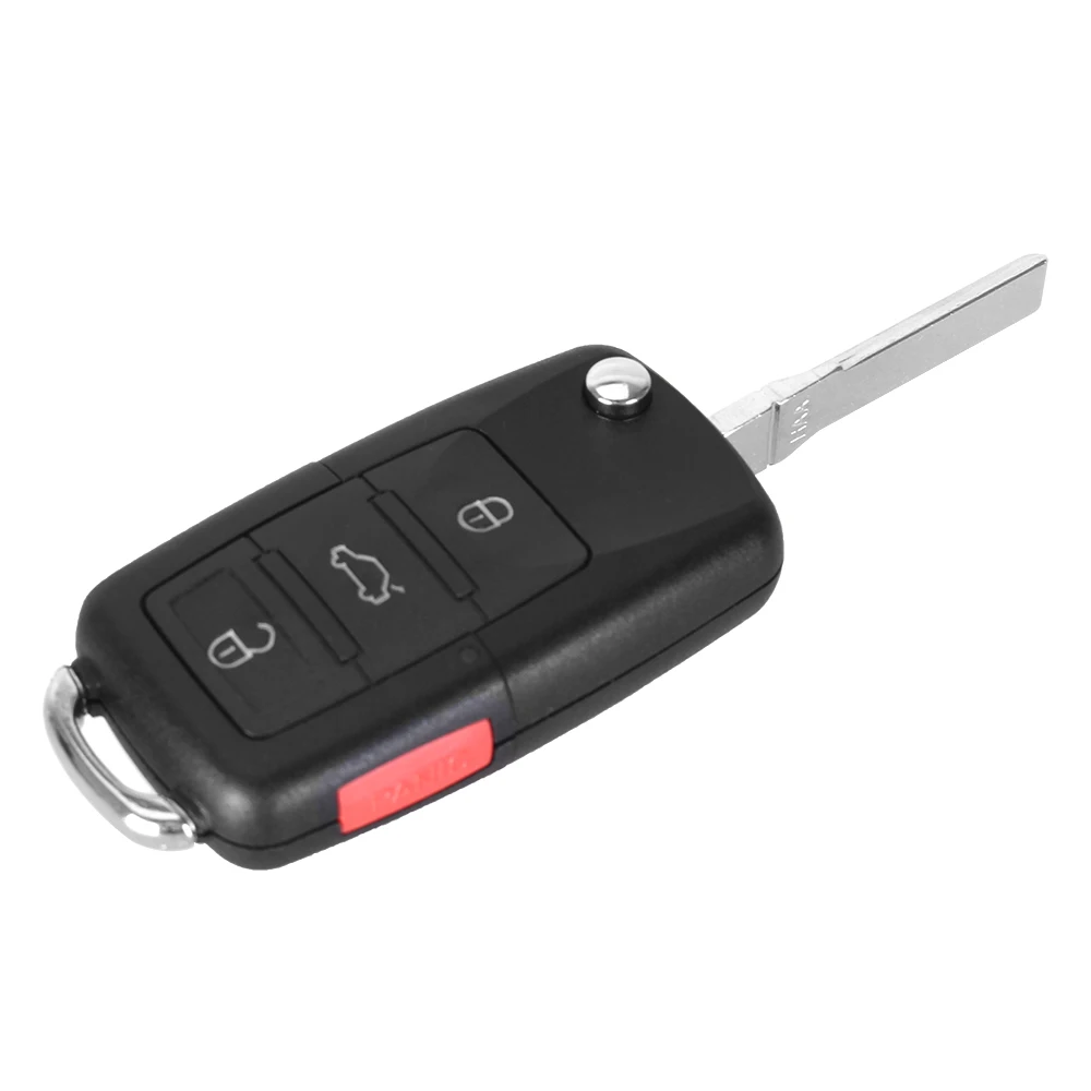 Dandkey 2 3 + 1 кнопки для VW Golf 4 5 Passat B5 B6 Polo Touran сиденья Skoda Fob дистанционный Складной