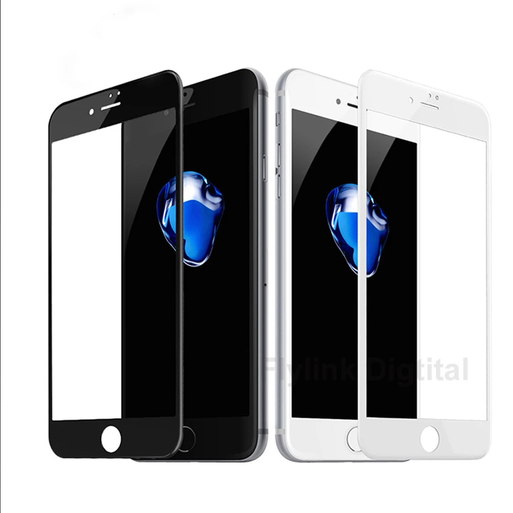 Защитное стекло закаленное 3D для iPhone 7/6 S/6/6 s/7/8 Plus | Мобильные телефоны и