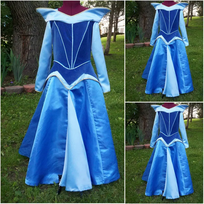 

2016 NEW 2017 New Blue Vintage Costumes Victorian Dress Civil War Gown Ball Renaissance Dress Cosplay dresses US4-36 C-222