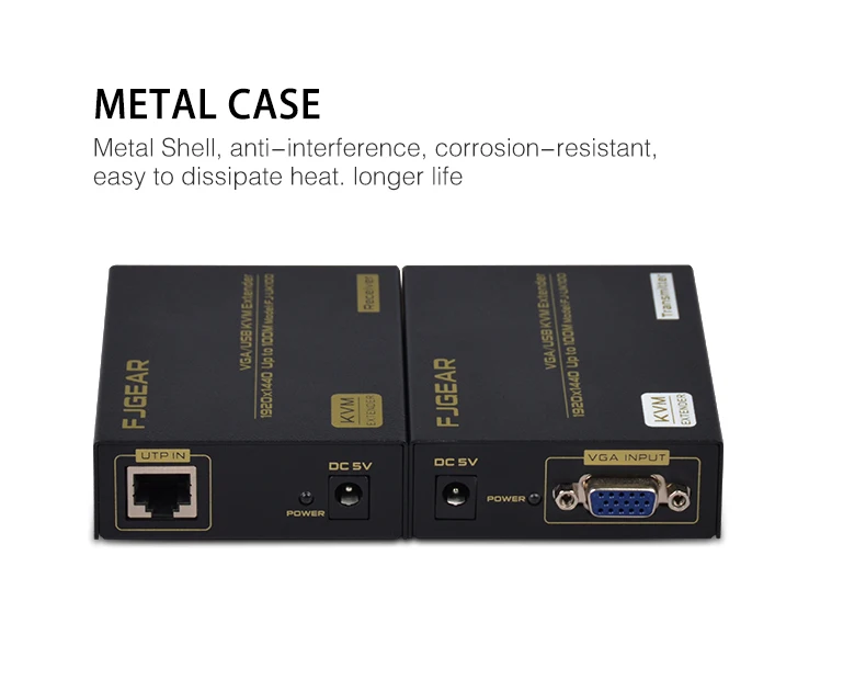 KVM удлинитель супер качество 330ft VGA+ USB сигнала KVM удлинитель по Cat5 Cat5e Cat6 RJ45 кабель без задержки потери vga-передатчик