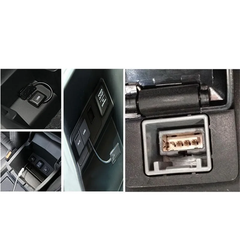 Автомобильный Кабель для барбекю 90 см USB гнездовой порт адаптер AUX подходит Honda Civic