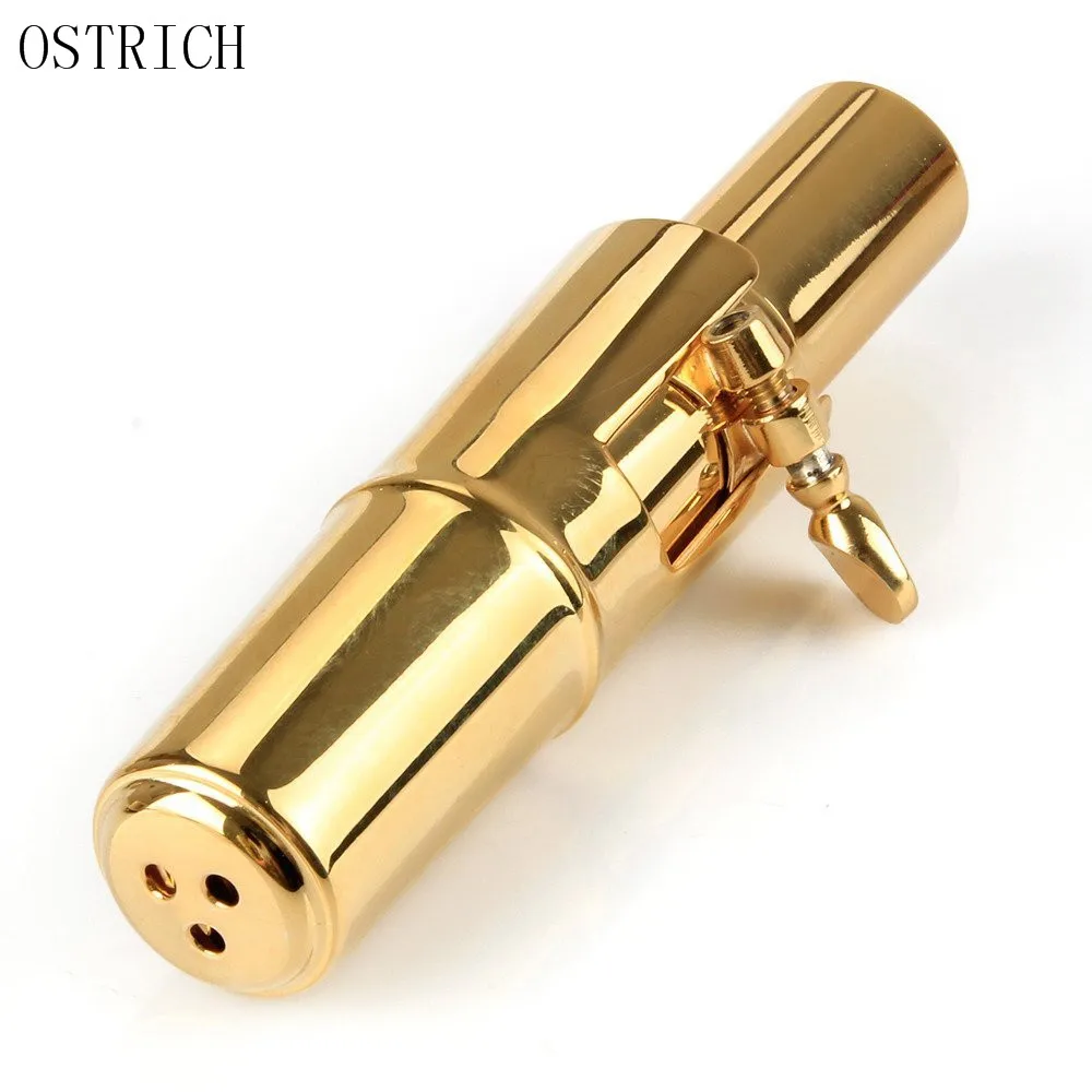 2017 New style Popular Metal Alto Saxophone Tenor b Mouthpiece with Cap and Ligature Size 7 Gold | Спорт и развлечения