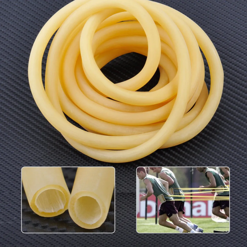 

Length 300cm 2x5mm Natural Latex Tube Elastic Rubber Tube Bands Slingshot Catapult Surgical