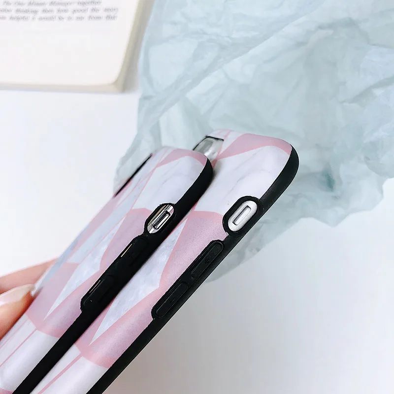 Роскошные Мрамор узор чехол для iphone X 7 8 плюс силиконовый Мягкие TPU Чехлы 6 S Plus