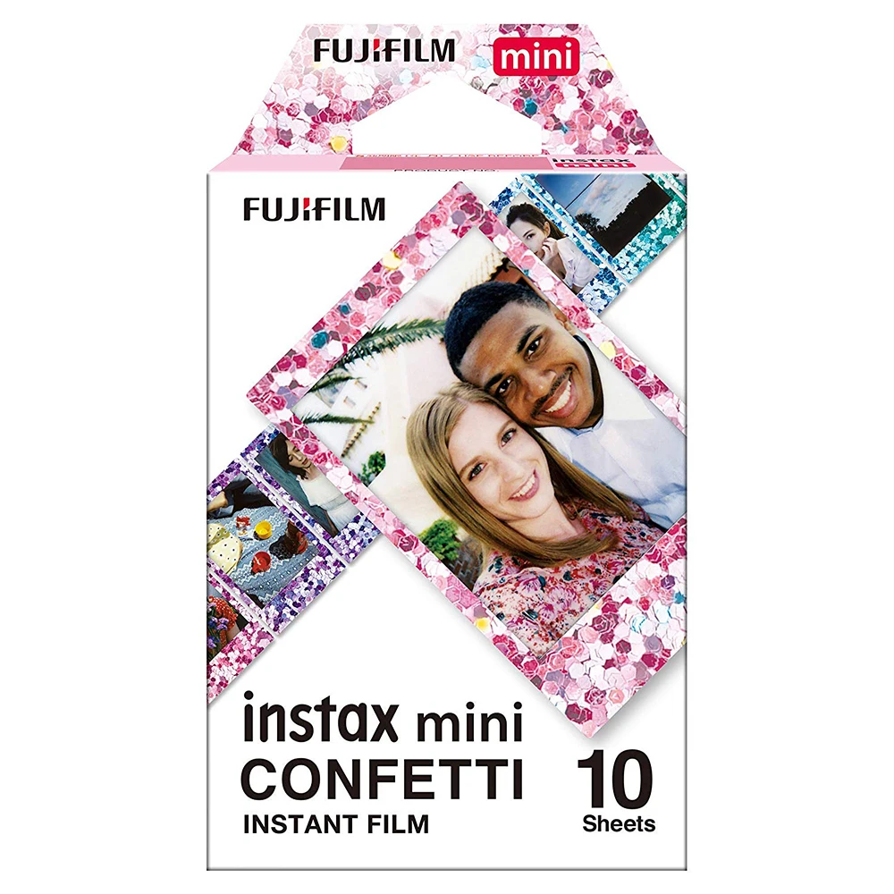 Пленка Fujifilm Instax Mini конфетти + Макаруны цветная пленка 9 20 шт. для камеры Fuji Instant 8 7s 70