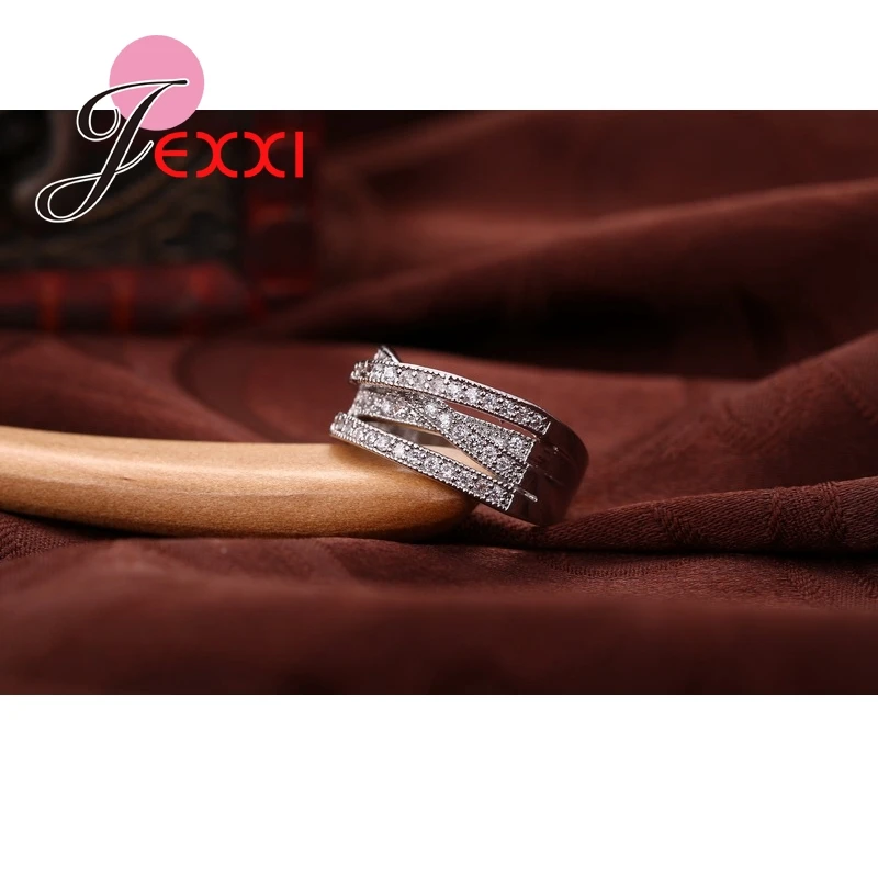 Женское кольцо из серебра 925 пробы с фианитом|engagement ring|wedding rings for womenwedding |