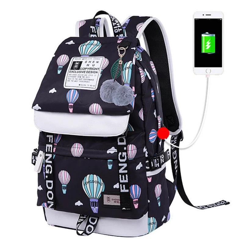 

Cute Cat School bags Water Resistant School Backpacks Most Durable BookBag for Teenage Girls Lightweight kids Rucksack