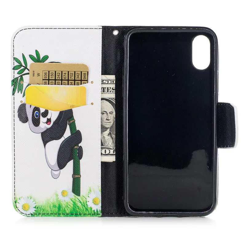 Флип-кейс из искусственной кожи для IPhone X Xs XS MAX XR чехол 8 7 6 6S Plus 5 5S SE чехол-кошелек с