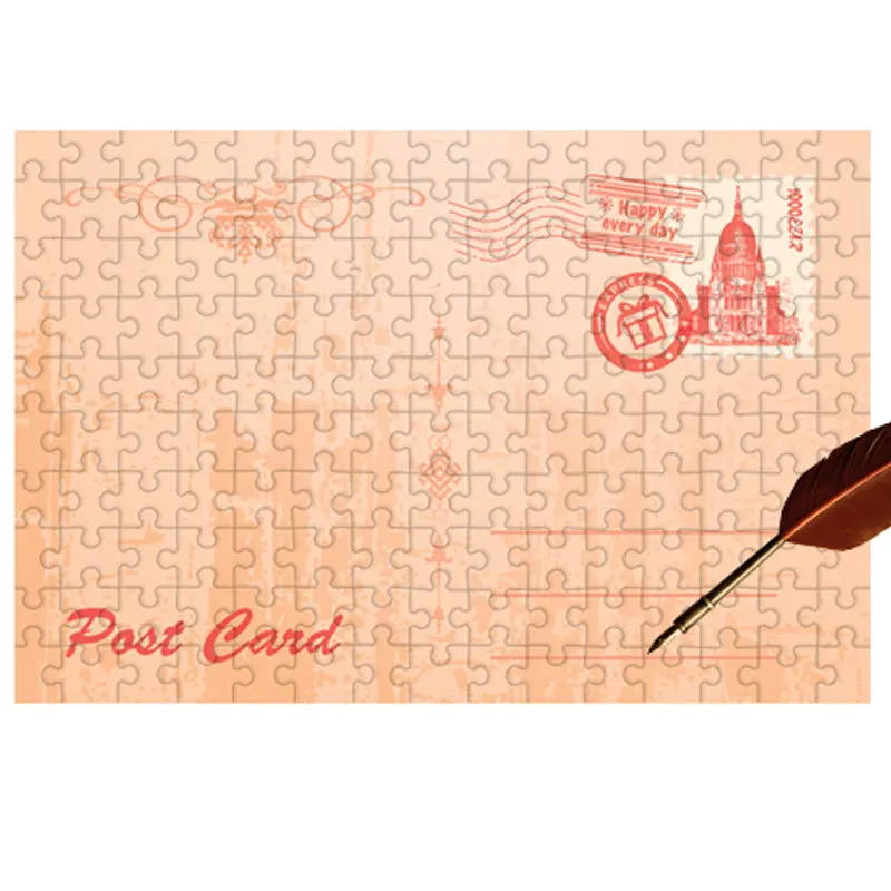 150 шт мультфильм аниме пейзаж Картина пробирка бумажная головоломка карманная