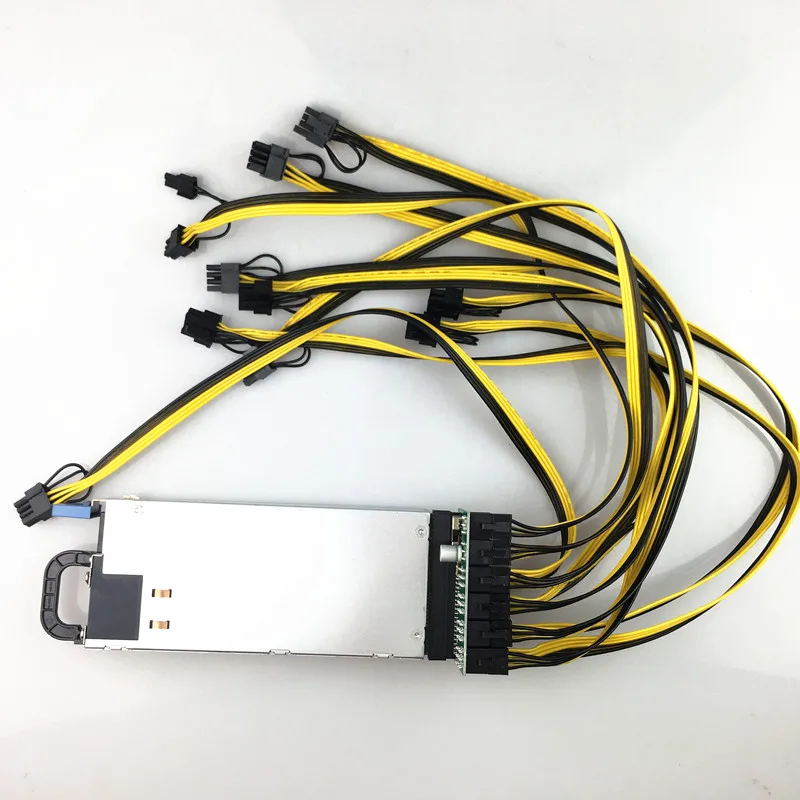 1200W Miner импульсный источник питания для GPU Rig Mining BTC ETH Ethereum DPS 1200FB A 438202 002 440785 001 DL580G5
