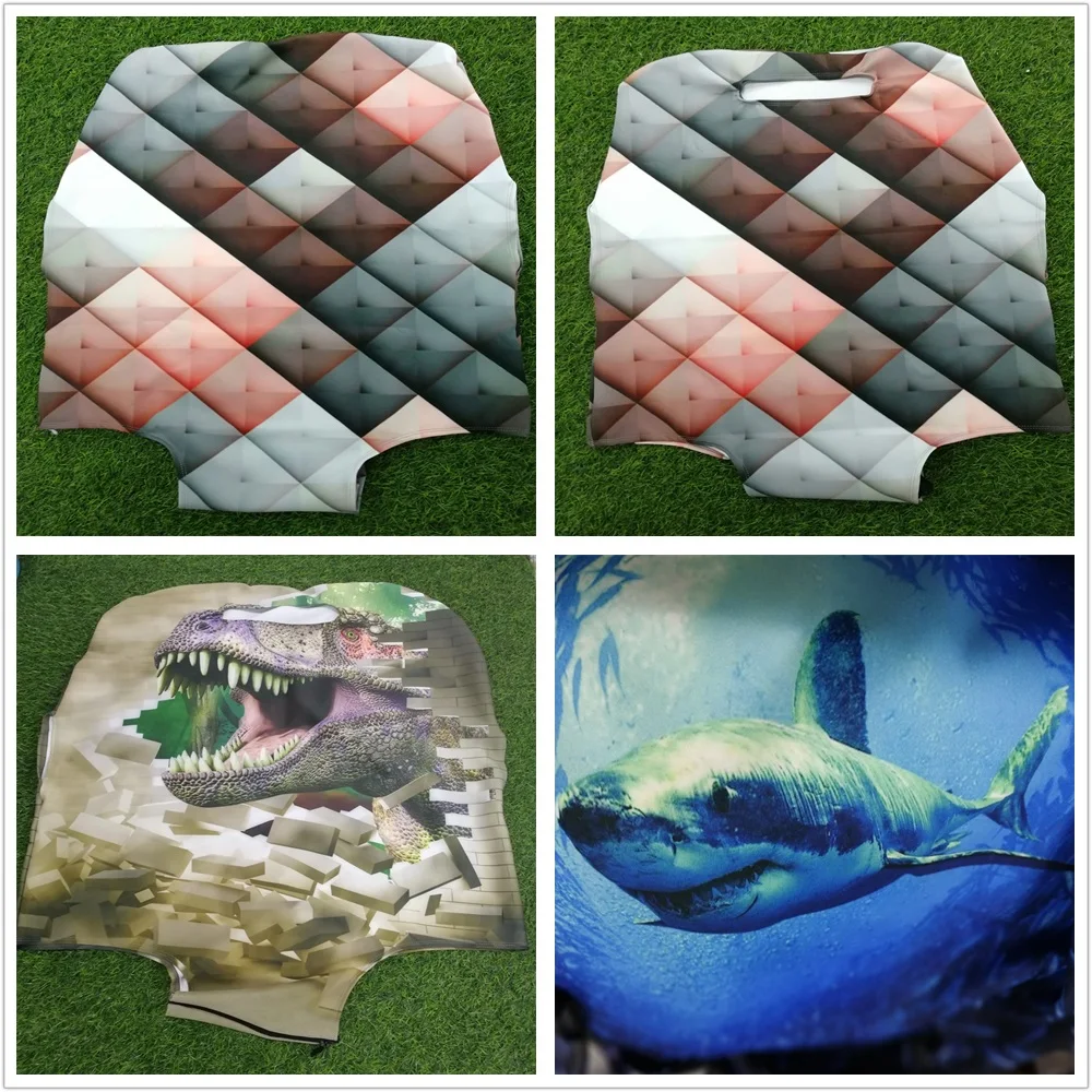 

INSTANTARTS Travel Luggage Protective Covers for 18-30 Inch Trolley Suitcase 3D Dog Labrador Retriever Printing Dust Rain Cover