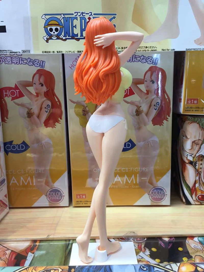 WSTXBD оригинальные BANPRESTO One Piece OP Hot Cold CII экшн фигурка нами игрушки Фигурки Модели