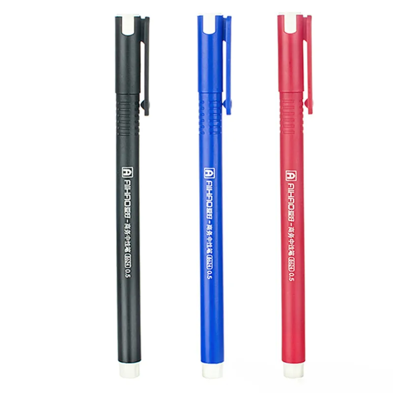 AIHAO брендовая углеродная цветная ручка высокое качество гелевая 12 шт. свободная