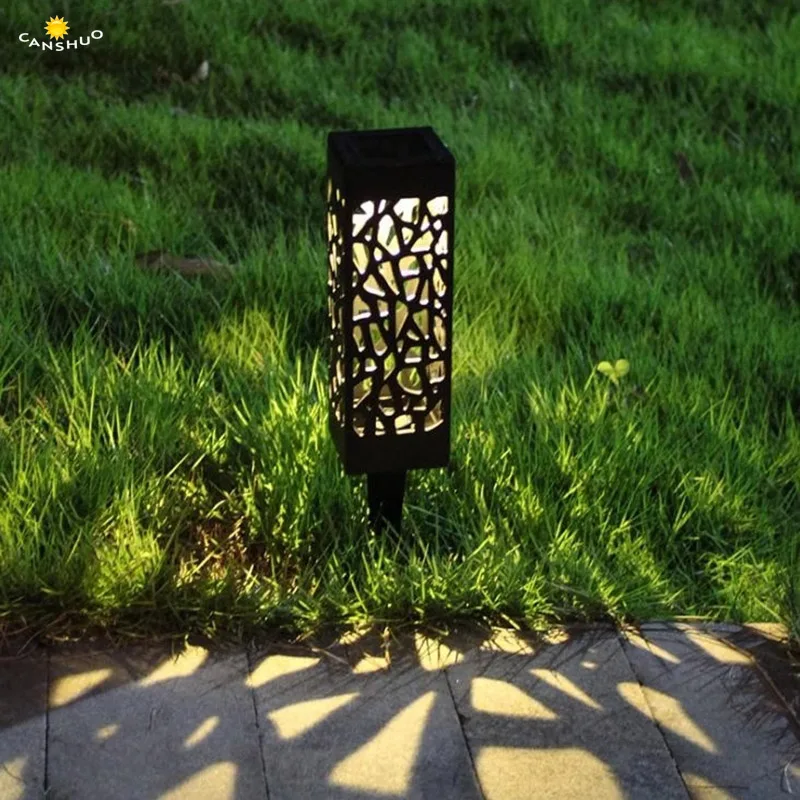 Солнечные садовые фонари для дорожек светильник газона лампа двора наружное