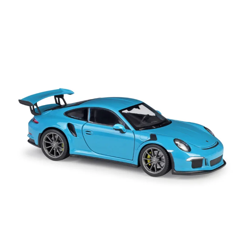 Blue 19,5 см литая 1:24 Масштаб Модель симулятора автомобиля сплав 911 GT3 RS спортивная модель автомобиля металлическая игрушка гоночный автомобиль для детей - Цвет: Blue