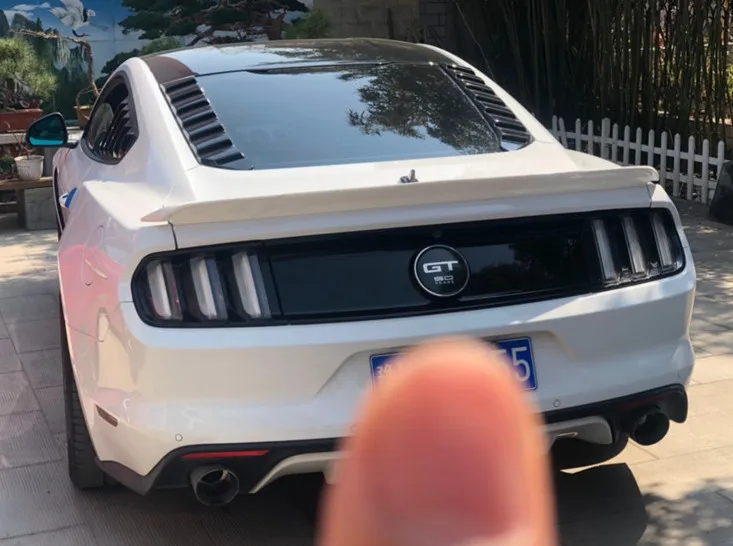 Для Ford Mustang GT350 стиль спойлер 2015 2016 2017 2018 Высокое качество ABS Автомобильный задний
