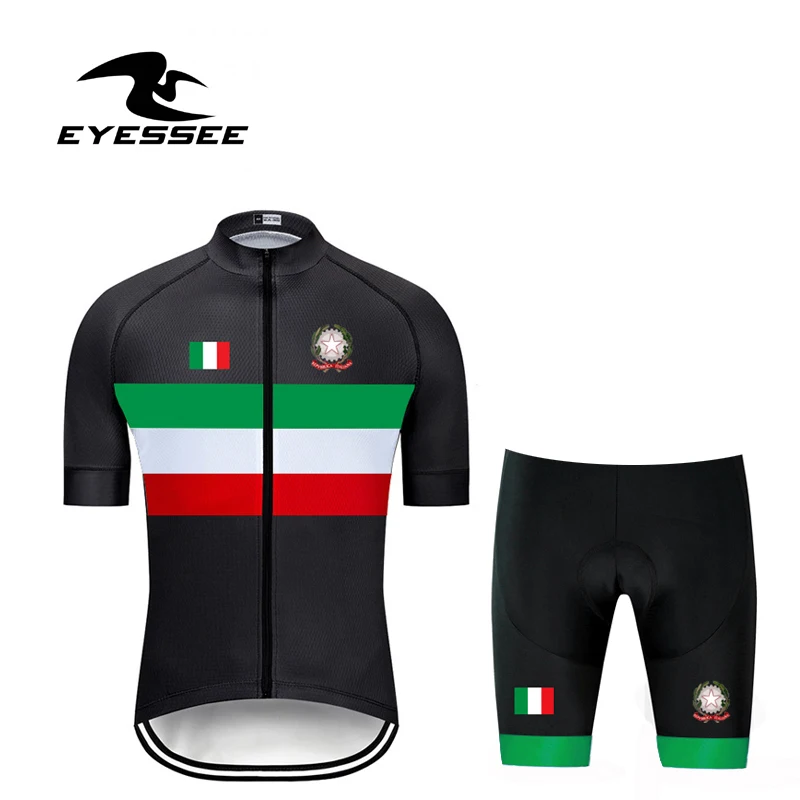 kits PRO, итальянский комплект Джерси для велоспорта/EYESSEE, летняя одежда для велоспорта, дышащая одежда с коротким рукавом для велоспорта, ropa ciclismo - Цвет: kits