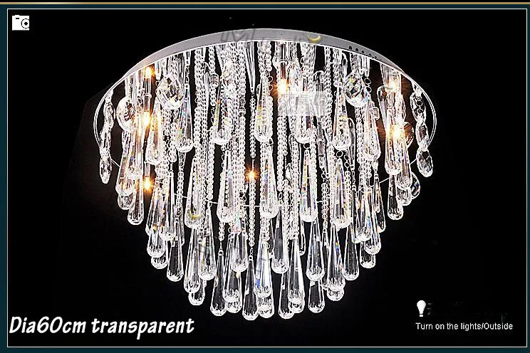 Художественная лампа современный блеск хрустальная люстра светящаяся для фойе