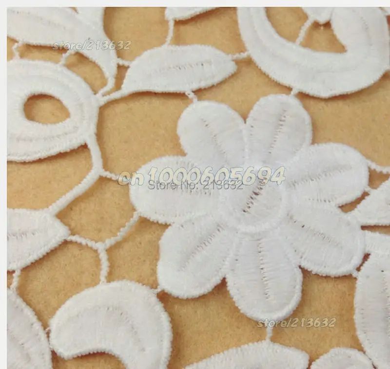 PQYY66 african guipure lace water soluble chemical hollow out tecido feltro wedding | Дом и сад