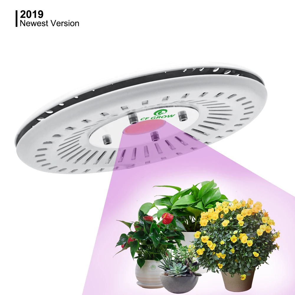 COB LED Grow Light Full Spectrum 100W UFO lED Lamp Waterproof IP67 For Vegetable Flower Indoor Hydroponic Greenhouse - Светодиодная лампа COB LED Grow Light Full Spectrum 100W UFO влагозащищенная IP67 для растений овощей и цветов внутри помещения гидропон