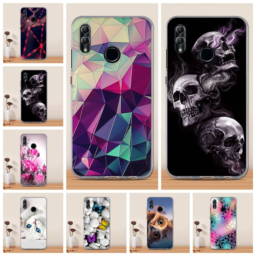 Case For Huawei P Smart 2019 Silicone 6.21&quot Funda Cover Cute Coque for Honor 10 Lite | Мобильные телефоны и
